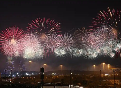安丘市焰火晚会